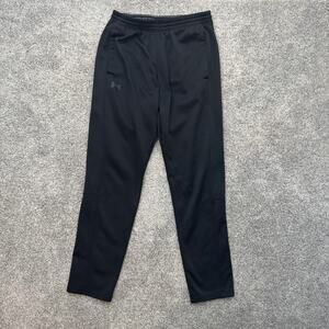 Under Armour ColdGear Pants Mens Medium Black Loose Fit Athletic 28x28 Polyester